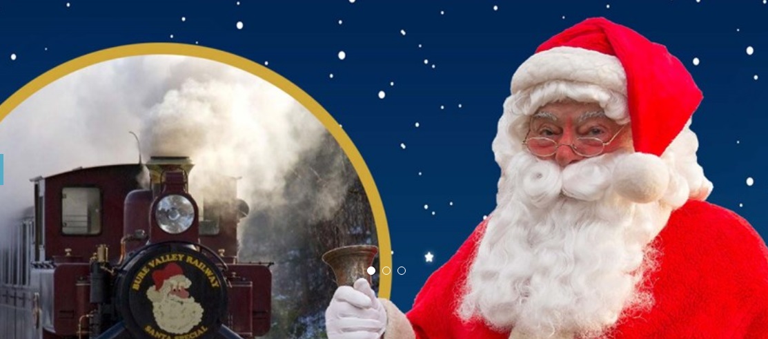 Christmas Events in Norfolk Bure Valley railway Santa Experience