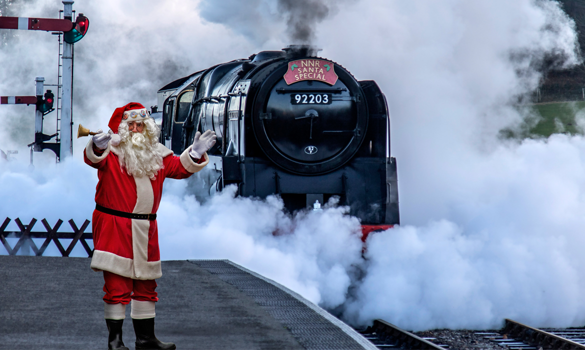 Christmas Events in Norfolk Santa on North Norfolk railway